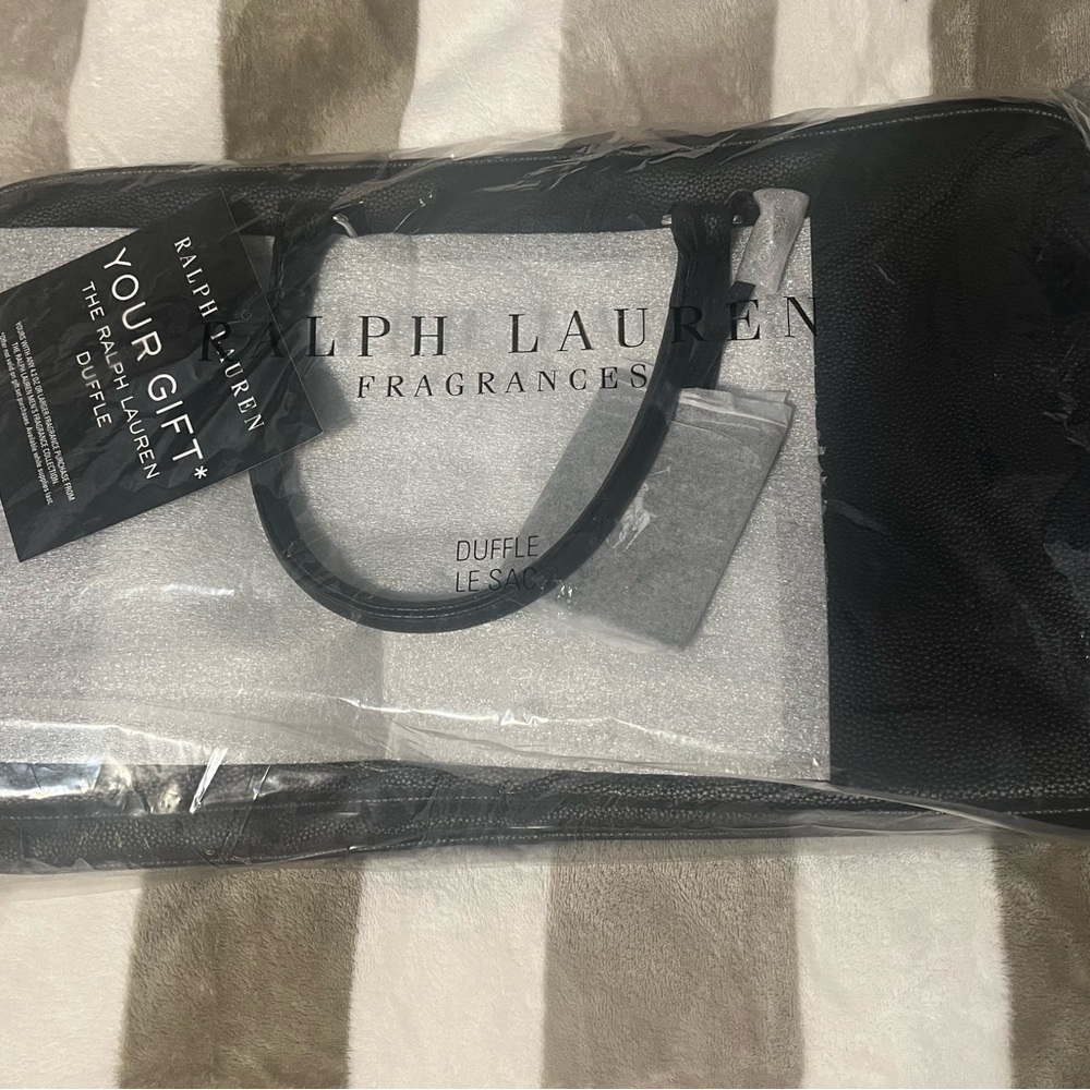 Ralph Lauren Elegant Black Travel Bag, NWT, GWP